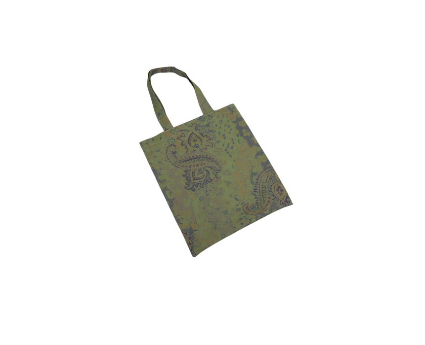 TB1 Green Pattern Tote bag - Image 1