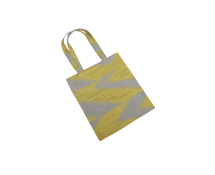 TB5 Yellow Purple Pattern Tote bag - Image 1
