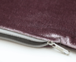 Velvet Trousse in Purple - Image 