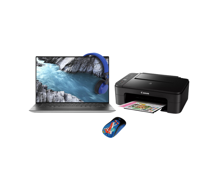 13 Dell XPS 15 9500 i7 Used Laptop and Printer Bundle - Image 1