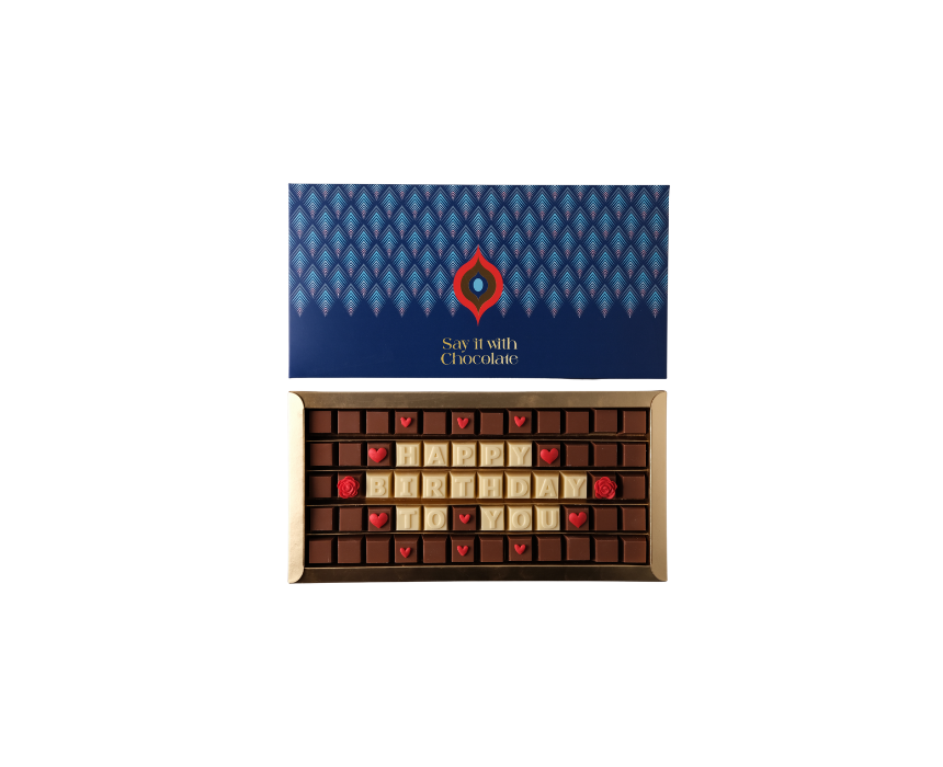 17 "Happy Birthday To You" Royal Feathers Chocolate Box - Image 1