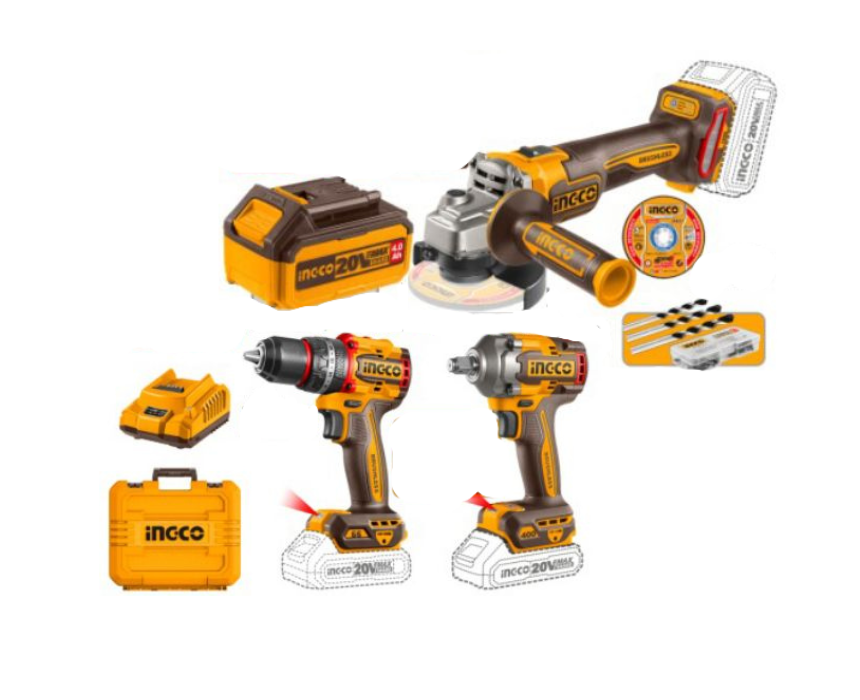 2 Incgo 20V BL 3 pcs Bundle - Image 1