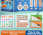 Montessori Magnetic Sticker Arithmetic Book - Image 