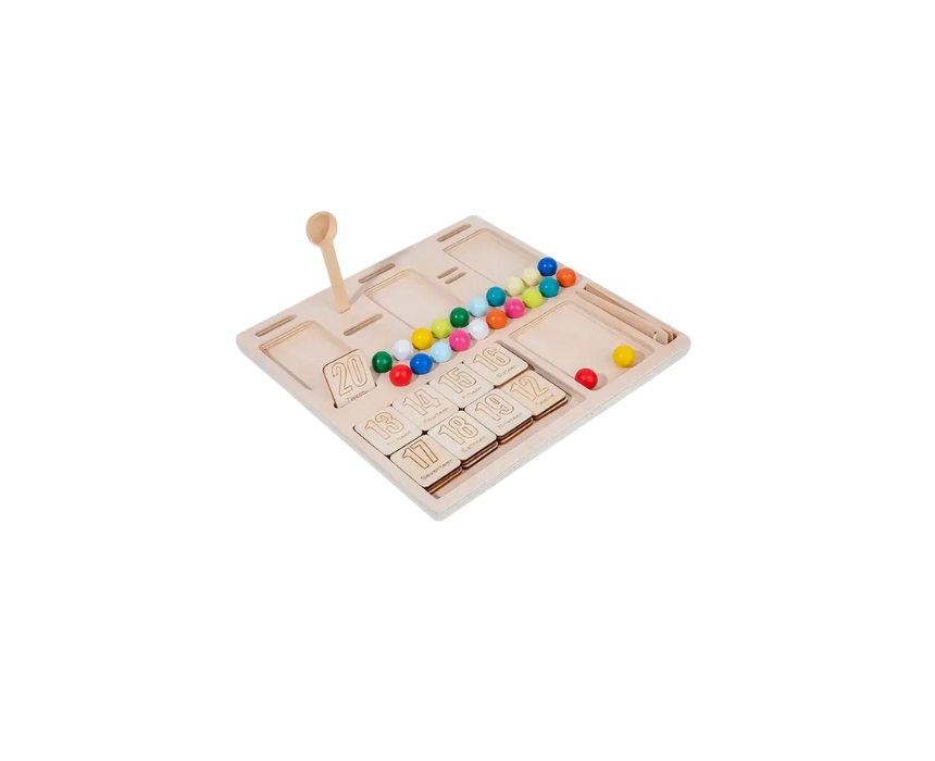 22 Montessori Wooden Math Board - Image 1