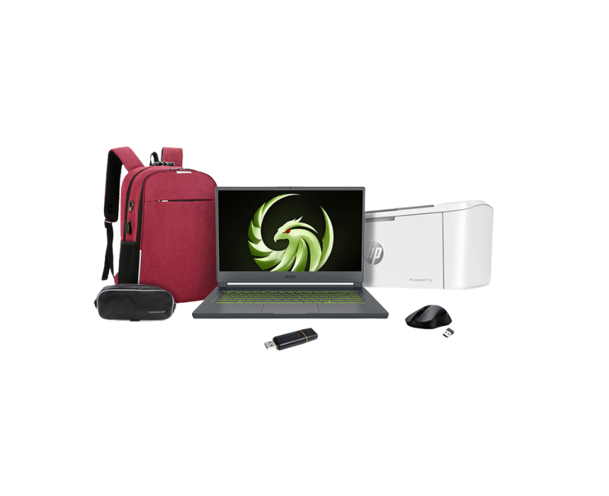23 MSI Delta Ryzen 7 Laptop and HP Laser Printer Bundle - Image 1