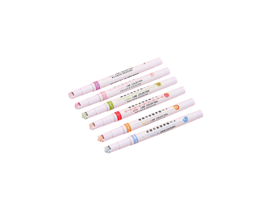 39 Dual Tip Pattern Curving Marker Set - Image 1