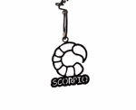 Scorpio Zodiac Sign Keychain - Image 