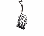 Virgo Zodiac Sign Keychain - Image 
