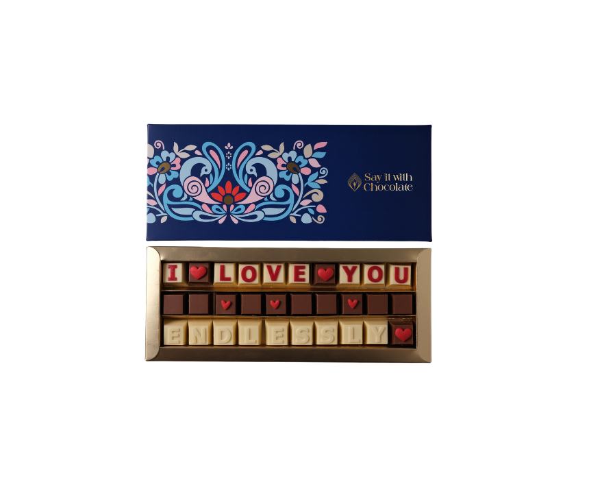 5 "I Love You Endlessly" Harmony Chocolate Box - Image 1