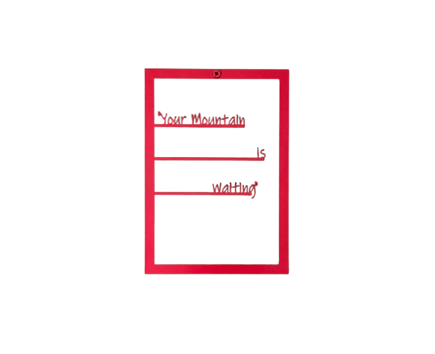 5 "Your Mountain is Waiting" A5 Wall Frame - Image 1