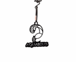 Aquarius Zodiac Sign Keychain - Image 