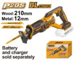 INGCO Cordless Brushless Reciprocating Saw 20V - Image 