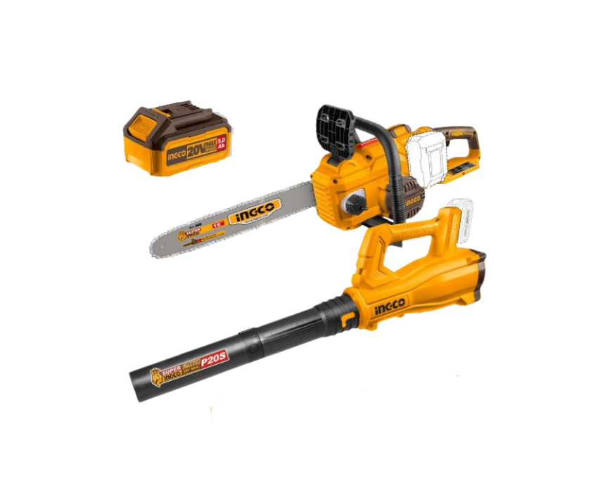 1 Ingco Chainsaw 16 Inch and Blower Bundle - Image 1