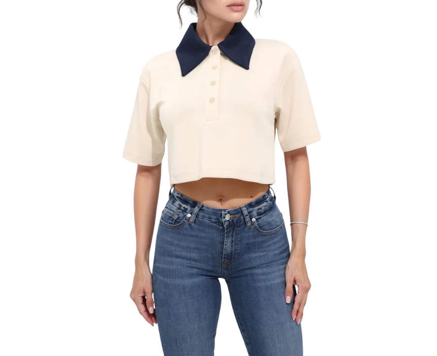 116 Polo P Crop Top - Image 1