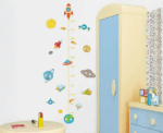 Planets Growth Chart Decal - Image 