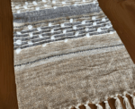 Natural Earth Tone Artisan Table Runner - Image 