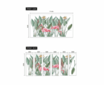 Forest with Flamingo Wall Sticker - Image 