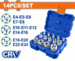 Wadfow E-Type Socket Set 14pcs - Image 