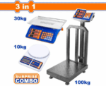 Wadfow Scale 3 pcs Set(100kg, 30kg, 10kg) - Image 