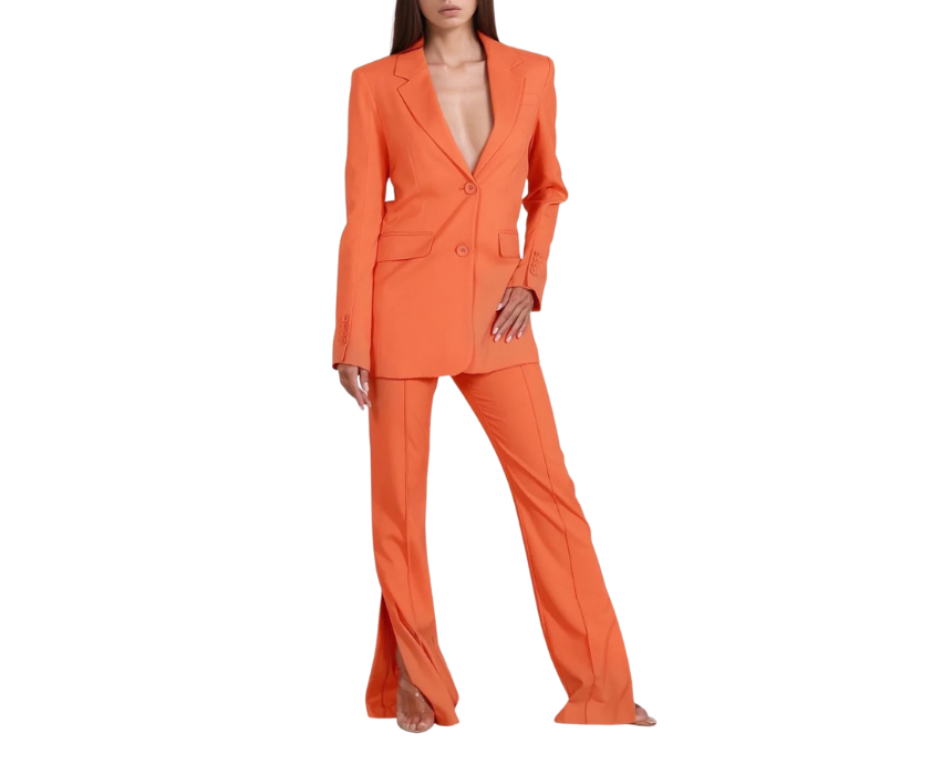 41 Orange Tailored Set - Image 1