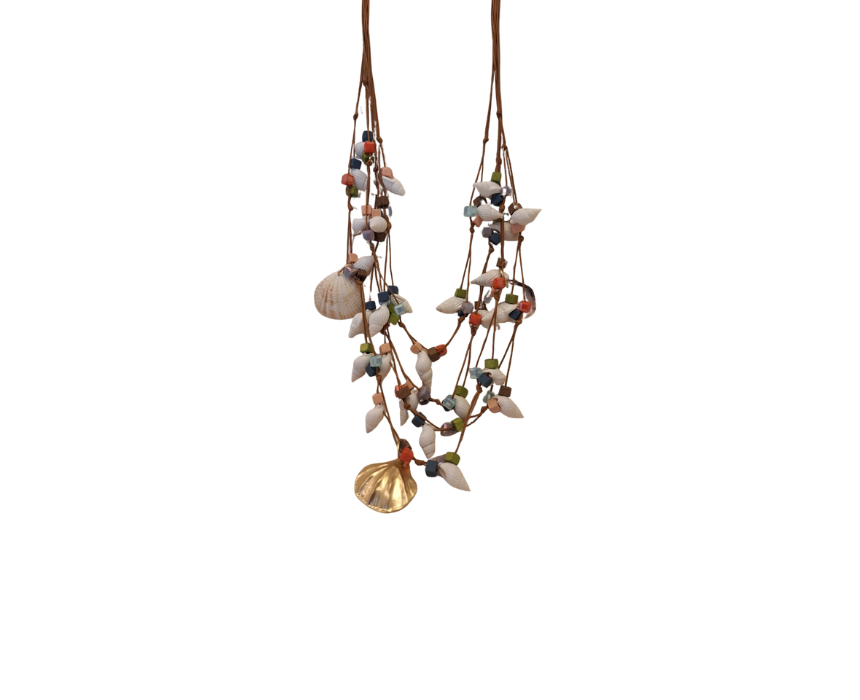 6 Multicolor Shells Necklace - Image 1