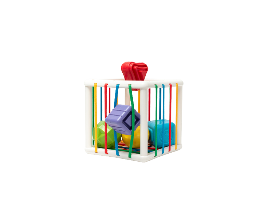 8 Sensory Shapes Block Sorter Cube - Image 1