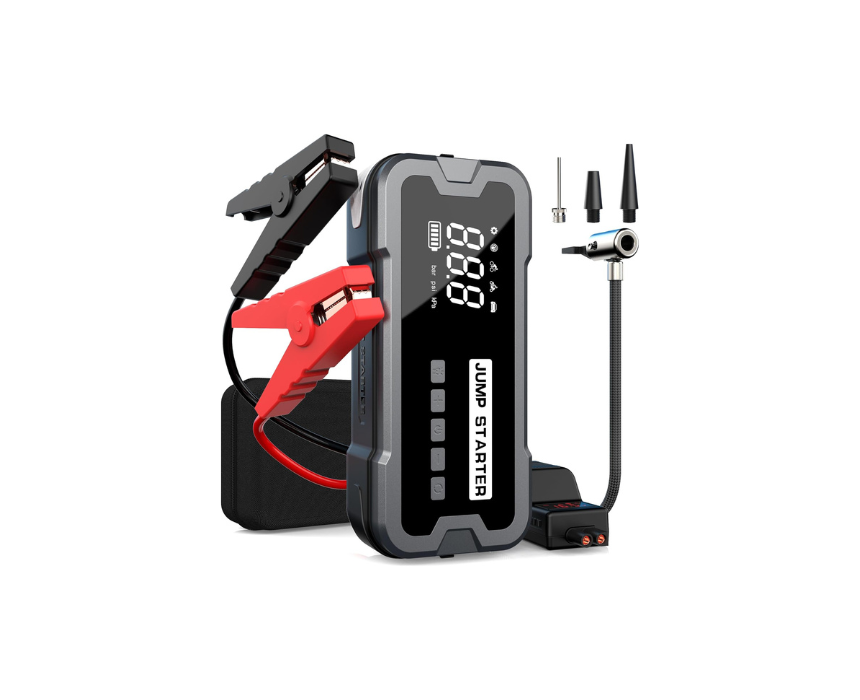 9 Car Jump Starter with Air Compressor - Image 1