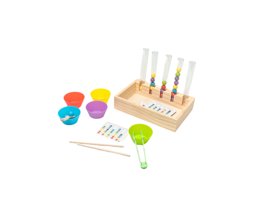 9 Montessori Clip Bead Sorter - Image 1