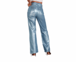 Metallic Denim Pants - Image 
