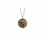 Black Dragon and Wolf Orgonite Pendant - Image 