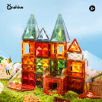 3D Nature Colored Dazzling Magnetic Tiles Set A - Image 