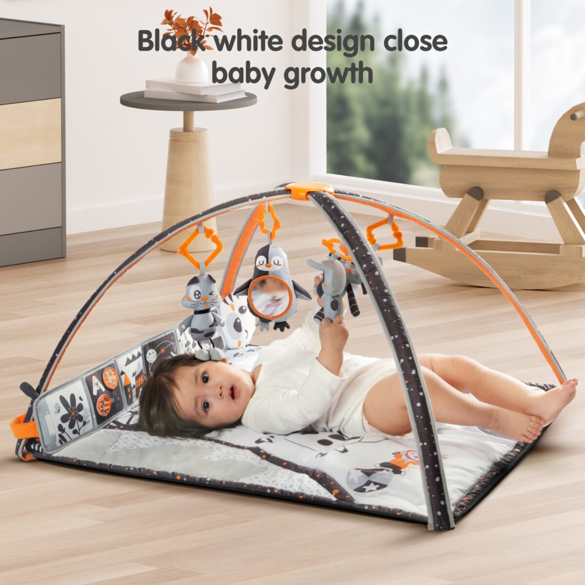 Trumama Black & White Soft Activity Playmat - Image 