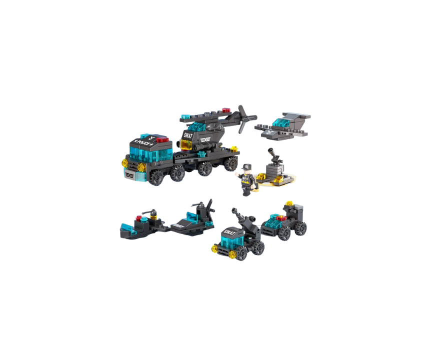 1 City Police Team 6in1 Lego Set - Image 1