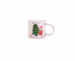 Christmas Glass Mug & Coaster - Image 