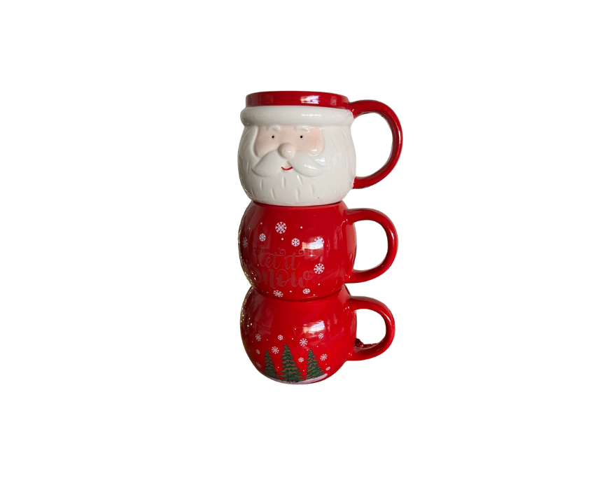 1 Christmas Santa Mug Set - Image 1