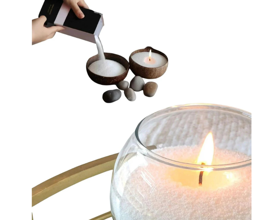 1 DIY Refillable Flameless Pearl Candle Kit - Image 1