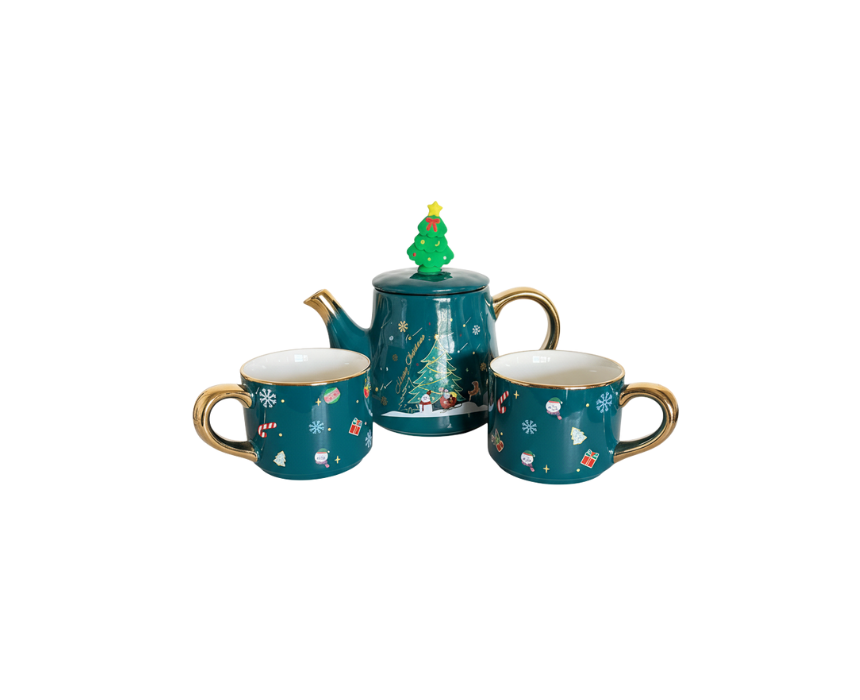 1 Christmas Tea Set - Image 1