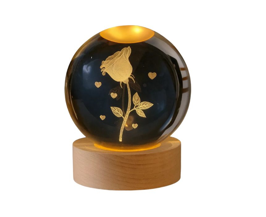 1 Rose Lamp - Image 1