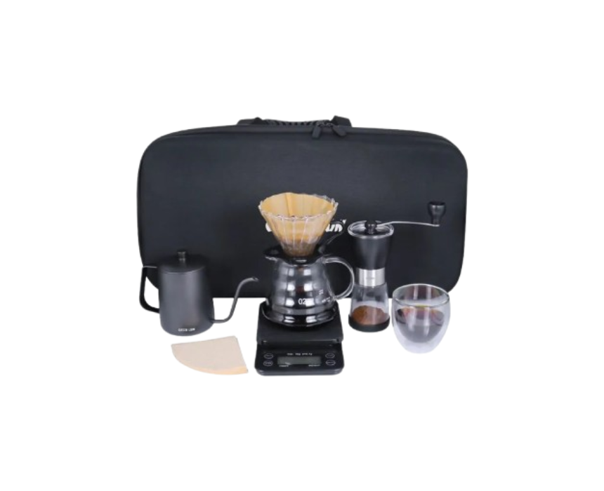 1 (5) Green Lion Coffee Maker Set - Image 1