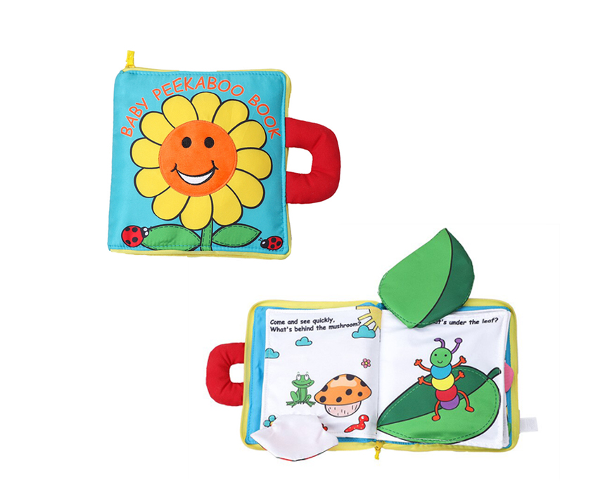 1 Baby Peekaboo Cloth Book - Image 1