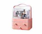 Portable Cosmetics Storage Box With Drawers - Image 