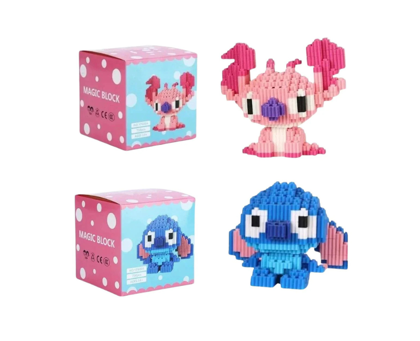 1 Stitch & Angel 3D Puzzle Figure - Image 1