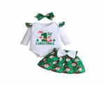 Christmas Outfit Set 3-6M - Image 