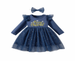 Christmas Baby Dress 6-9M - Image 