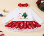 Christmas Dress Set 6-9M - Image 