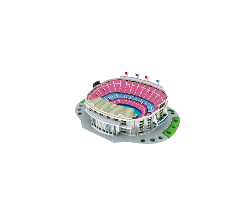 1 3D Puzzle - Camp Nou Small Stadium - Image 1