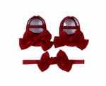 Burgundy Baby Set 6-12M - Image 
