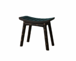 Elegant Retro Stool in Solid Wood - Image 