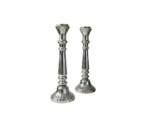 Identical Glass Table Candlesticks - Image 