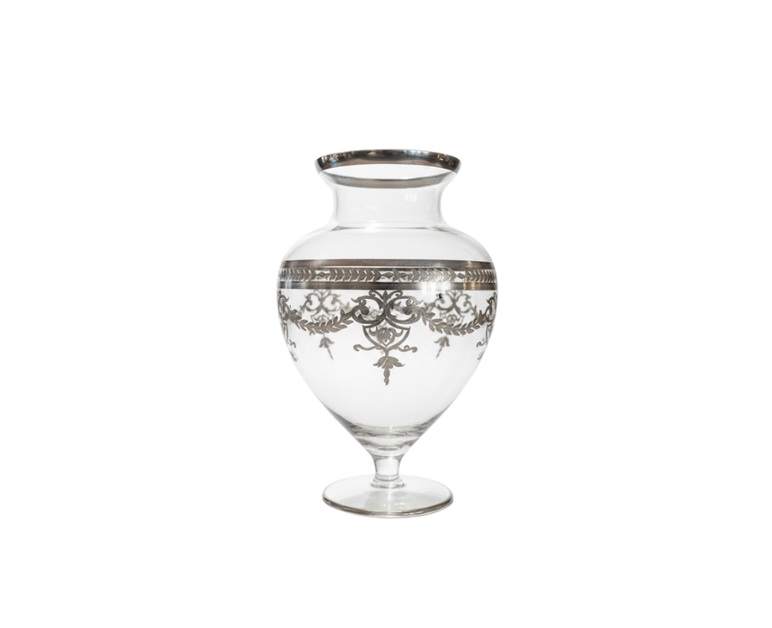 1 VEVA Italian Baroque Crystal Vase - Image 1